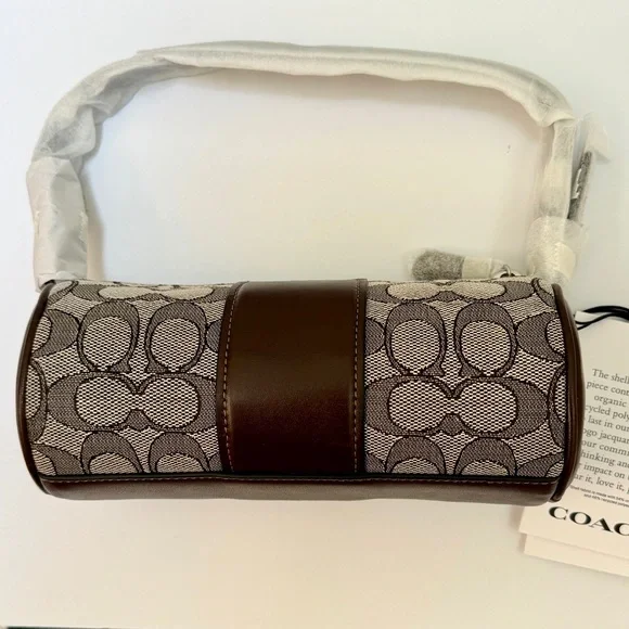 Coach Nolita Barrel Bag In Signature Jacquard - Picture 7 of 11